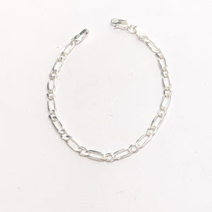 PULSERA TEJIDO 1X1 PLATA .925 18 CM 3.5 GR (NUEVO)