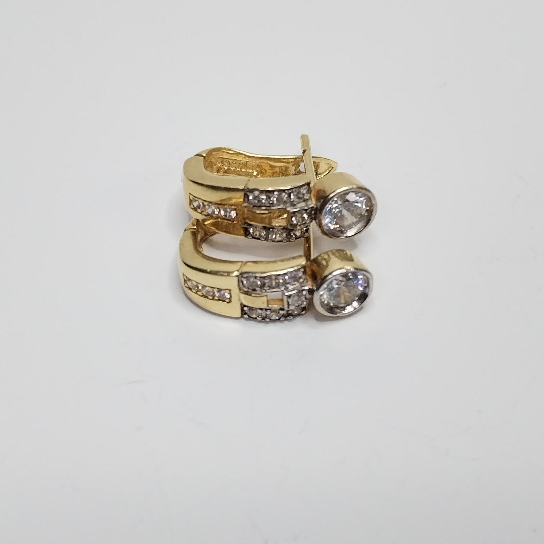 ARETES PAR ORO 14 K 4.8 GRMS (SEMINUEVO)