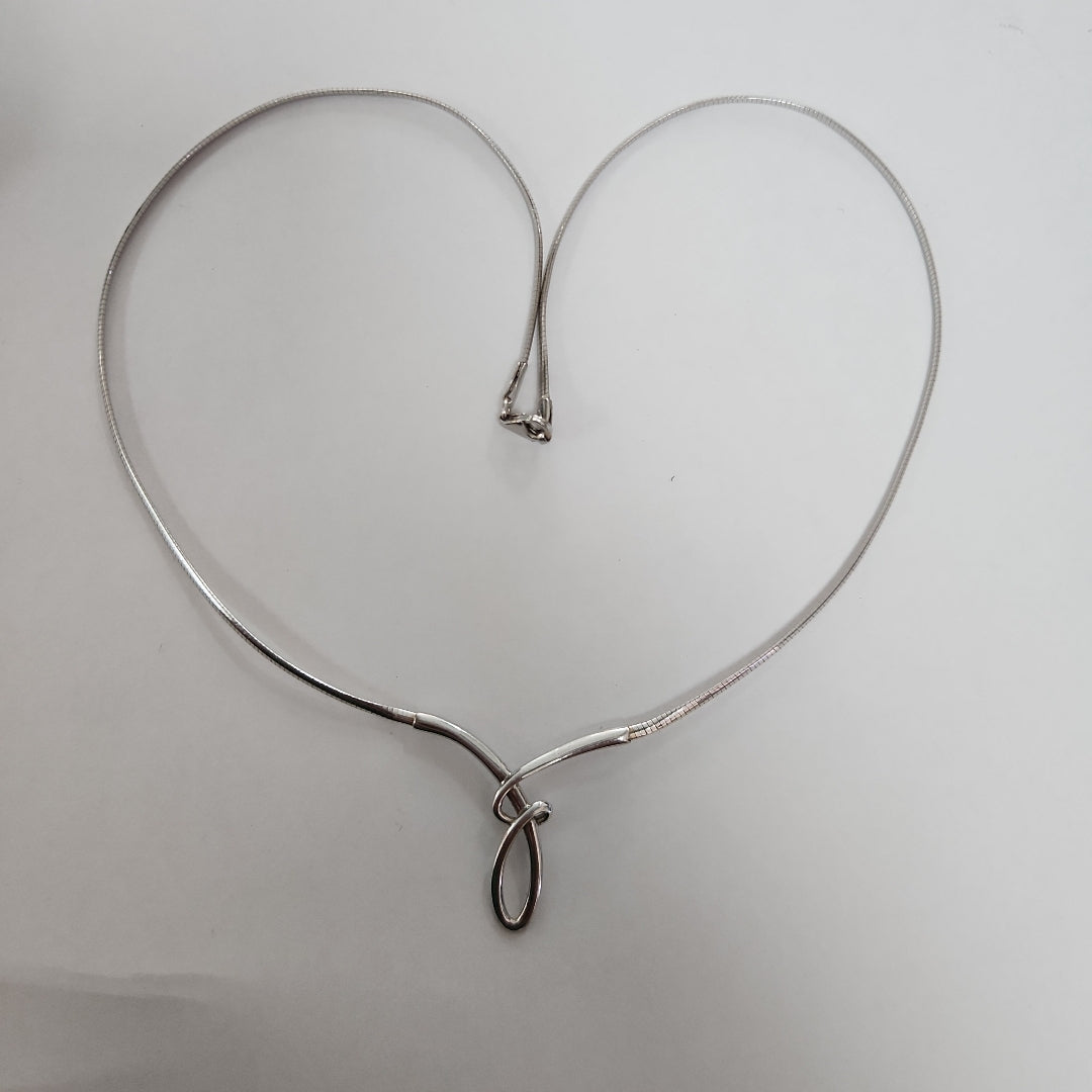 GARGANTILLA ORO BLANCO 14 K 7.9 GRMS (SEMINUEVO)
