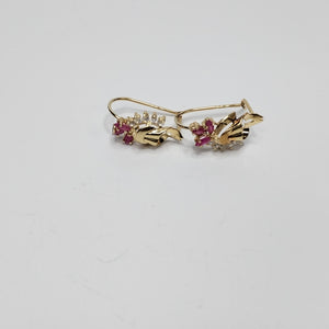 ARETES PAR ORO 14 K 2,70 GRMS (SEMINUEVO)