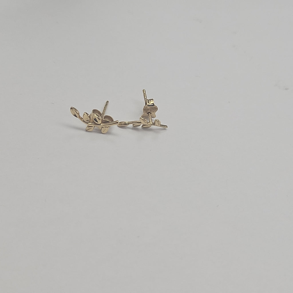 BROQUELES PAR ORO 14 K 1 GRMS (SEMINUEVO)