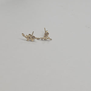 BROQUELES PAR ORO 14 K 1 GRMS (SEMINUEVO)