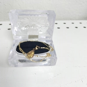 CADENA,MEDALLA RELIGIOSA ORO 10 K 1,60 GRMS (SEMINUEVO)
