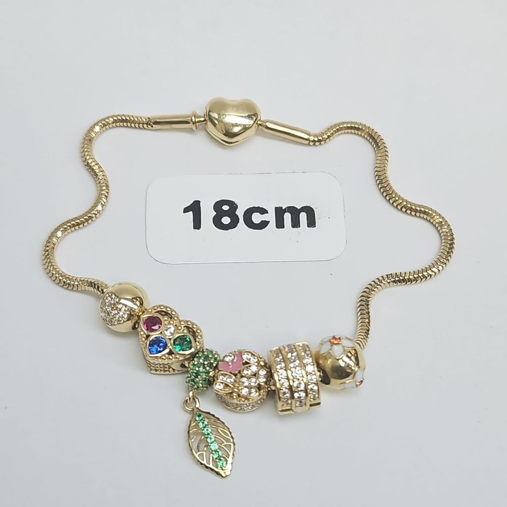 PULSERA CHARM ORO 14K 11.2 (NUEVO)