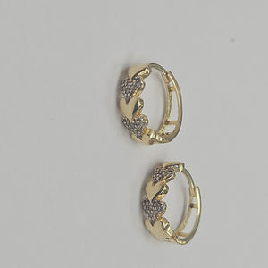 ARRACADAS PAR ORO 14 K 2.7 GRMS (SEMINUEVO)