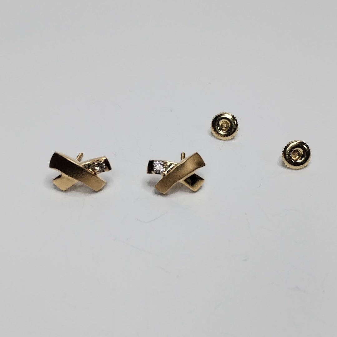 BROQUELES PAR ORO 14 K 2.9 GRMS (SEMINUEVO)