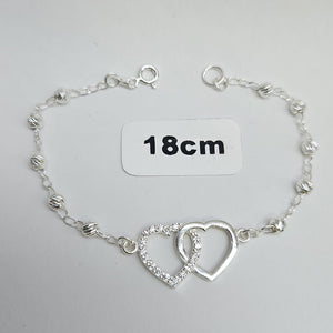 PULSERA TEJIDO TEJIDO ESPECIAL PLATA .925 18 CM 4 GR (NUEVO)