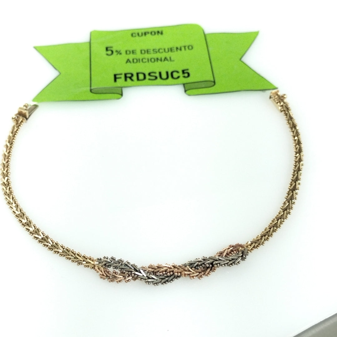 PULSERA ORO 14 K 7.4 GRMS (SEMINUEVO)