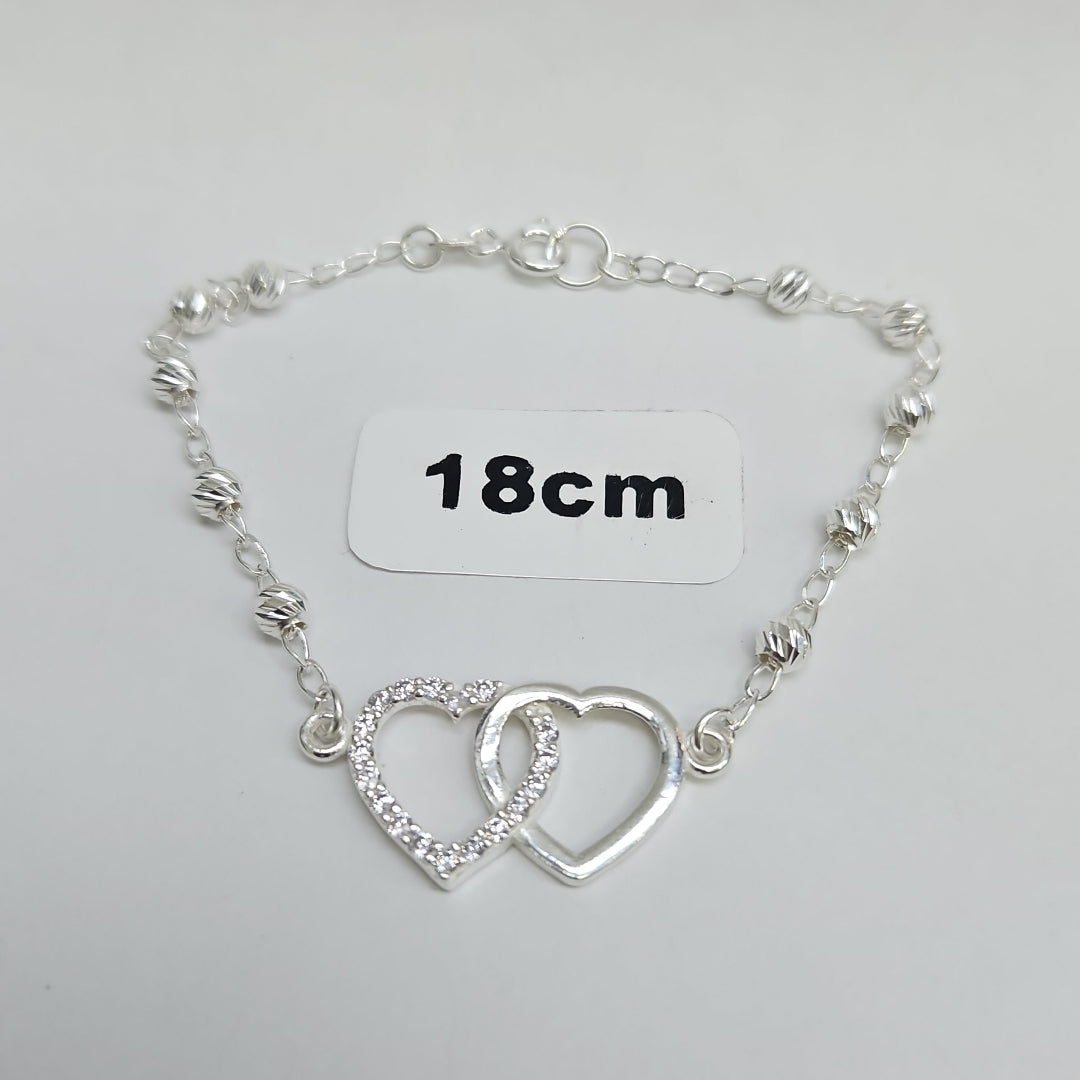 PULSERA TEJIDO TEJIDO ESPECIAL PLATA .925 18 CM 4 GR (NUEVO)