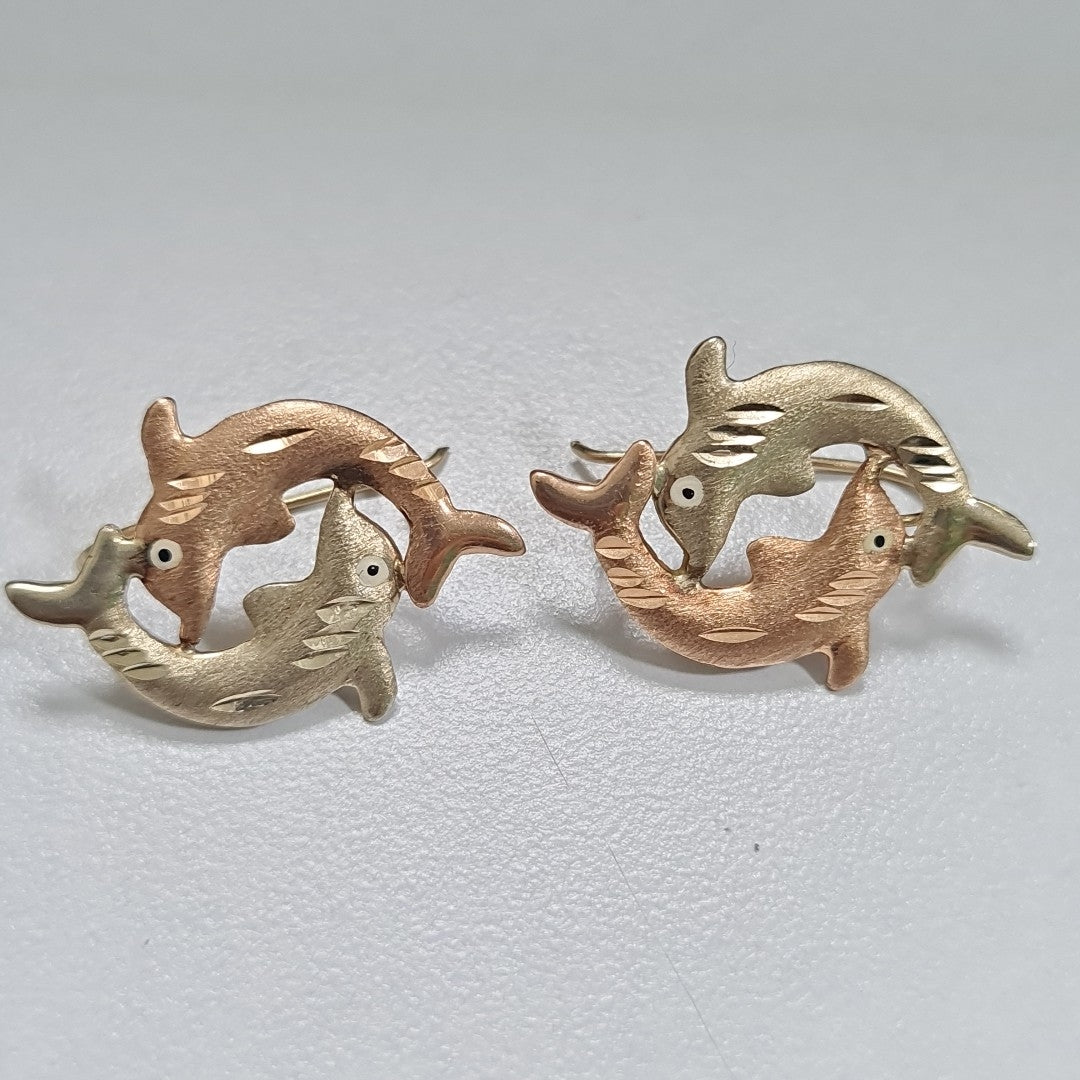 ARETES PAR ORO 10 K 1,70 GRMS (SEMINUEVO)