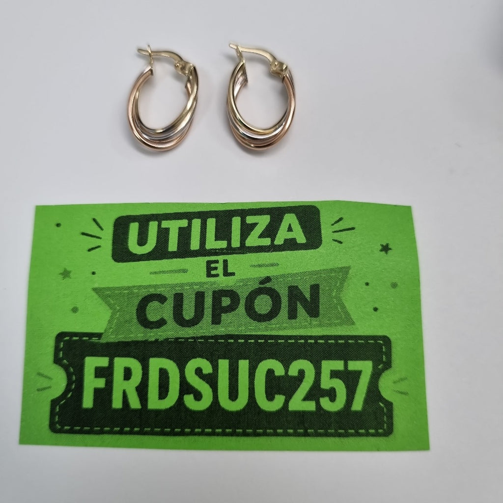 ARRACADAS ORO 14K 1.5 (NUEVO)
