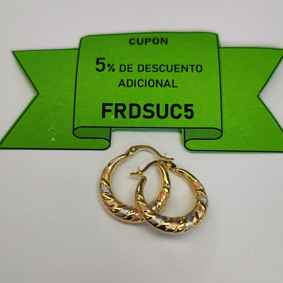 ARRACADAS ORO 10K 1.6 (NUEVO)