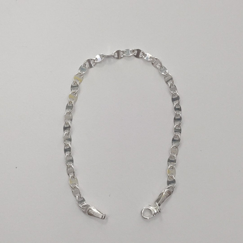 PULSERA TEJIDO ESPECIAL PLATA .925 18 CM 3.3 GR (NUEVO)