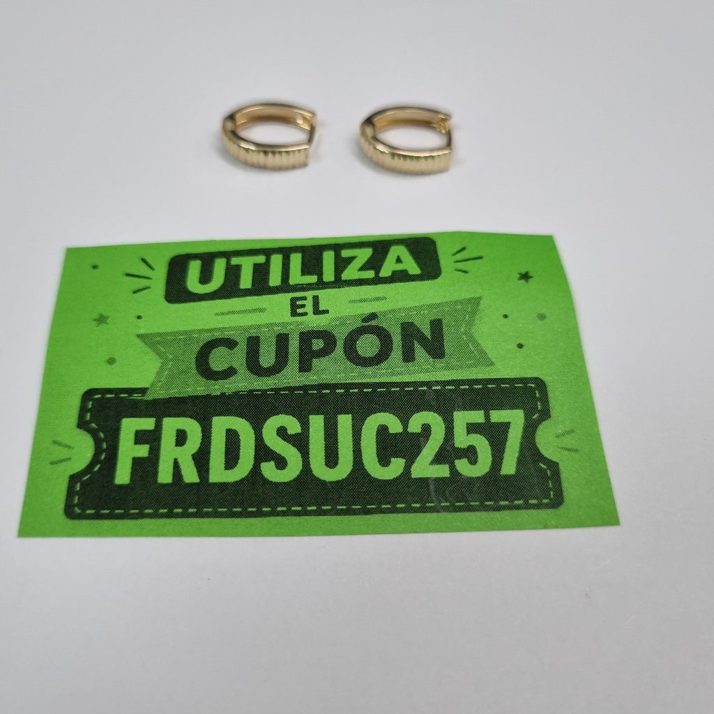 HUGGIES ORO 14K 1.1 (NUEVO)