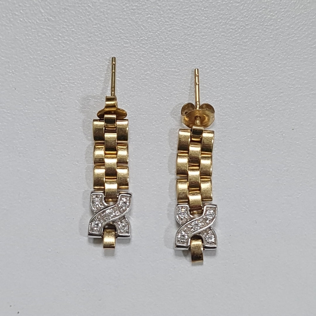 ARETES PAR ORO 14 K 4.4 GRMS (SEMINUEVO)