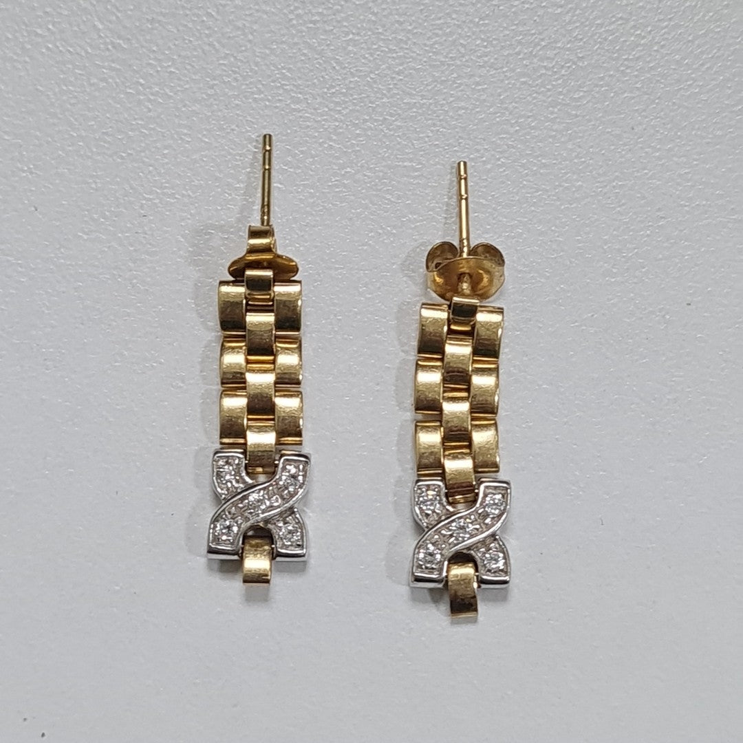 ARETES PAR ORO 14 K 4.4 GRMS (SEMINUEVO)