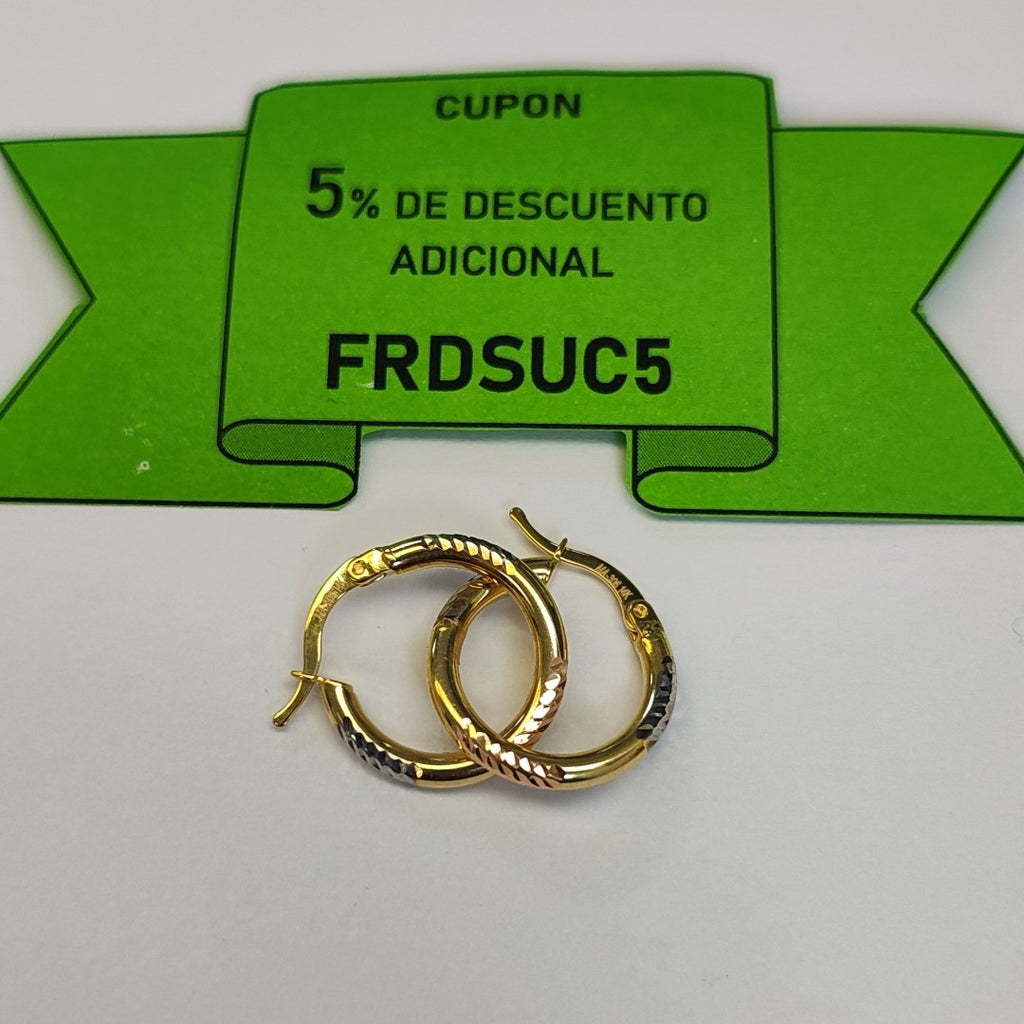 ARRACADAS ORO 14K 1.7 (NUEVO)