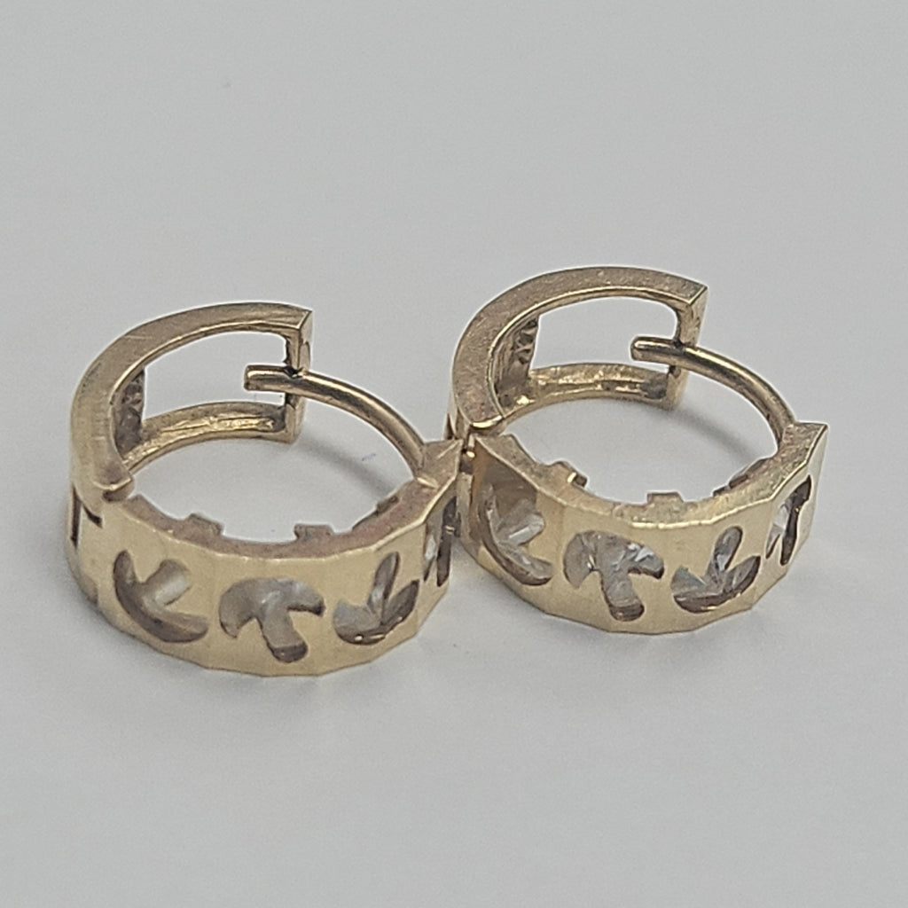 ARRACADAS PAR ORO 14 K 2 GRMS (SEMINUEVO)