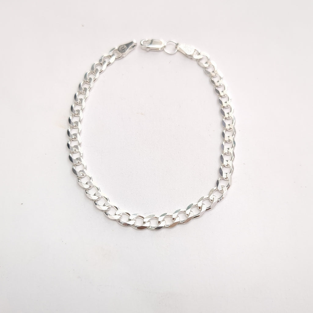 PULSERA BARBADA PLATA .925 18 CM 5.73 GR (NUEVO)