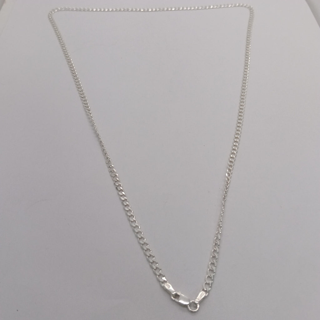 CADENA BARBADA PLATA .925 60 CM 9.22 GR (NUEVO)