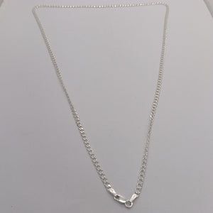 CADENA BARBADA PLATA .925 60 CM 9.22 GR (NUEVO)