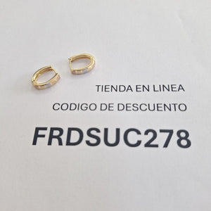 HUGGIES ORO 14K 1.1 (NUEVO)