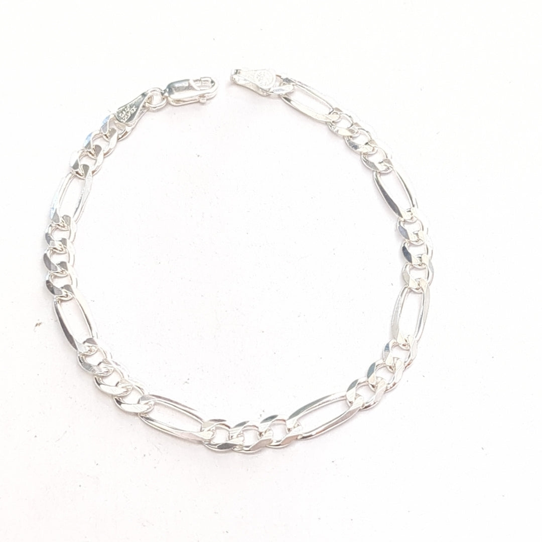 PULSERA 3X1 PLATA .925 18 CM 5.43 GR (NUEVO)