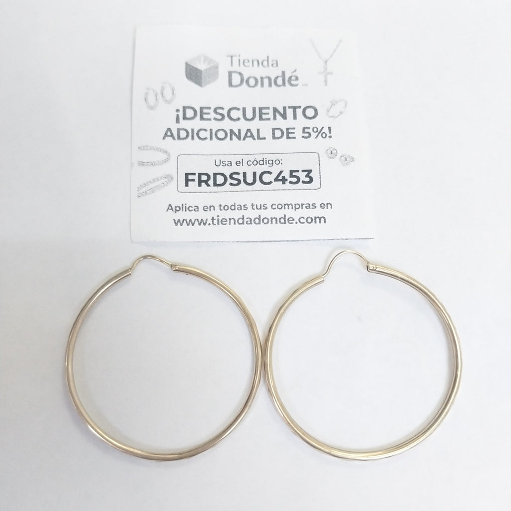 ARRACADAS PAR ORO 10 K 2.8 GRMS (SEMINUEVO)