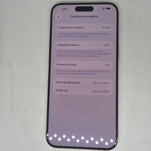 CELULAR APPLE IPHONE 15 PRO MAX A3105 (2023) 256 GB 8 GB RAM (SEMINUEVO)