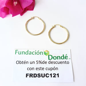 ARRACADAS ORO 10K 1.7 (NUEVO)