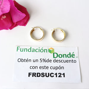 ARRACADAS ORO 10K 1.6 (NUEVO)