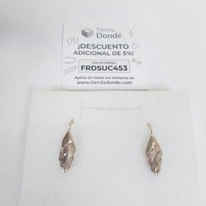 ARETES PAR ORO 10 K 1 GRMS (SEMINUEVO)
