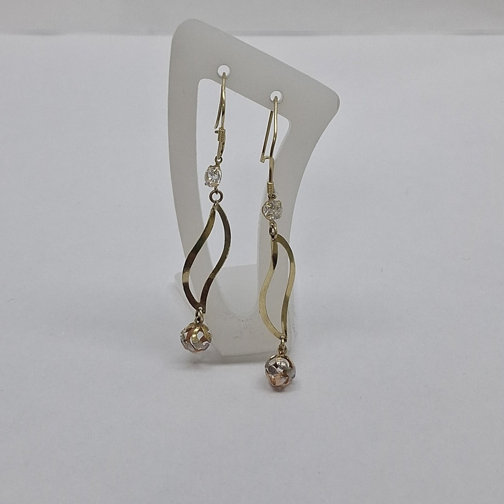 ARETES PAR ORO 14 K 1,70 GRMS (SEMINUEVO)