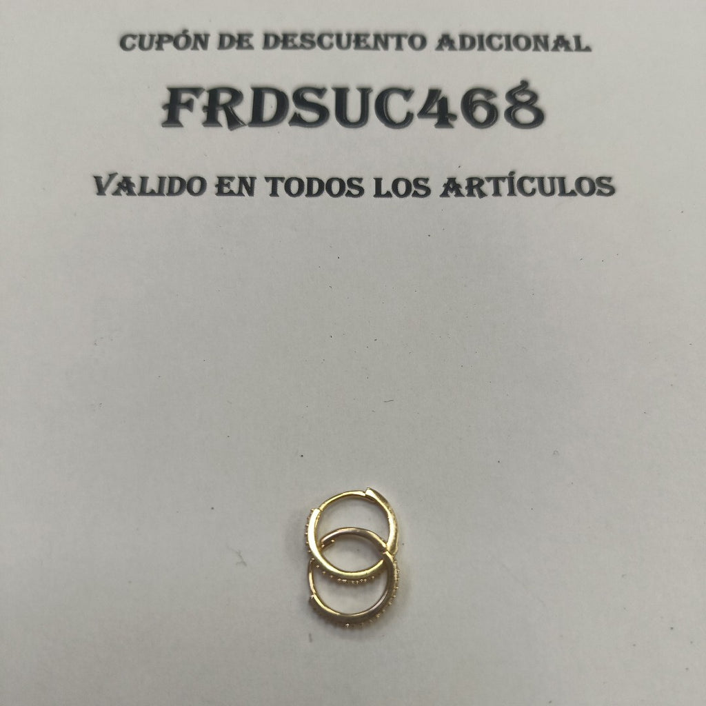HUGGIES ORO 14K 1.3 (NUEVO)