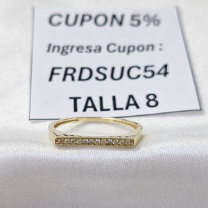 ANILLOS DAMA ORO 14K 1.4 (NUEVO)