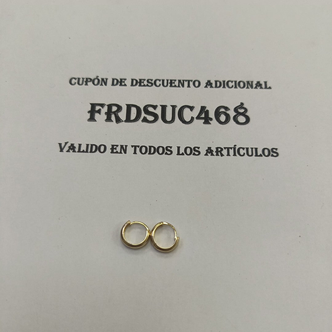 HUGGIES ORO 14K 1.1 (NUEVO)