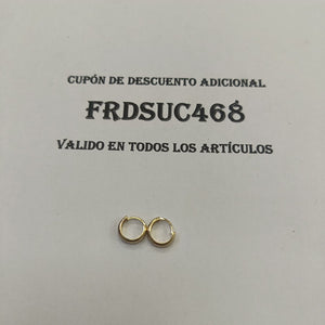 HUGGIES ORO 14K 1.1 (NUEVO)