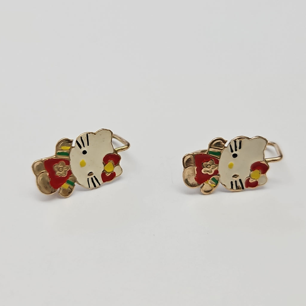 ARETES PAR ORO 10 K 1,80 GRMS (SEMINUEVO)