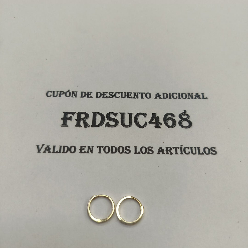 HUGGIES ORO 14K 0.9 (NUEVO)