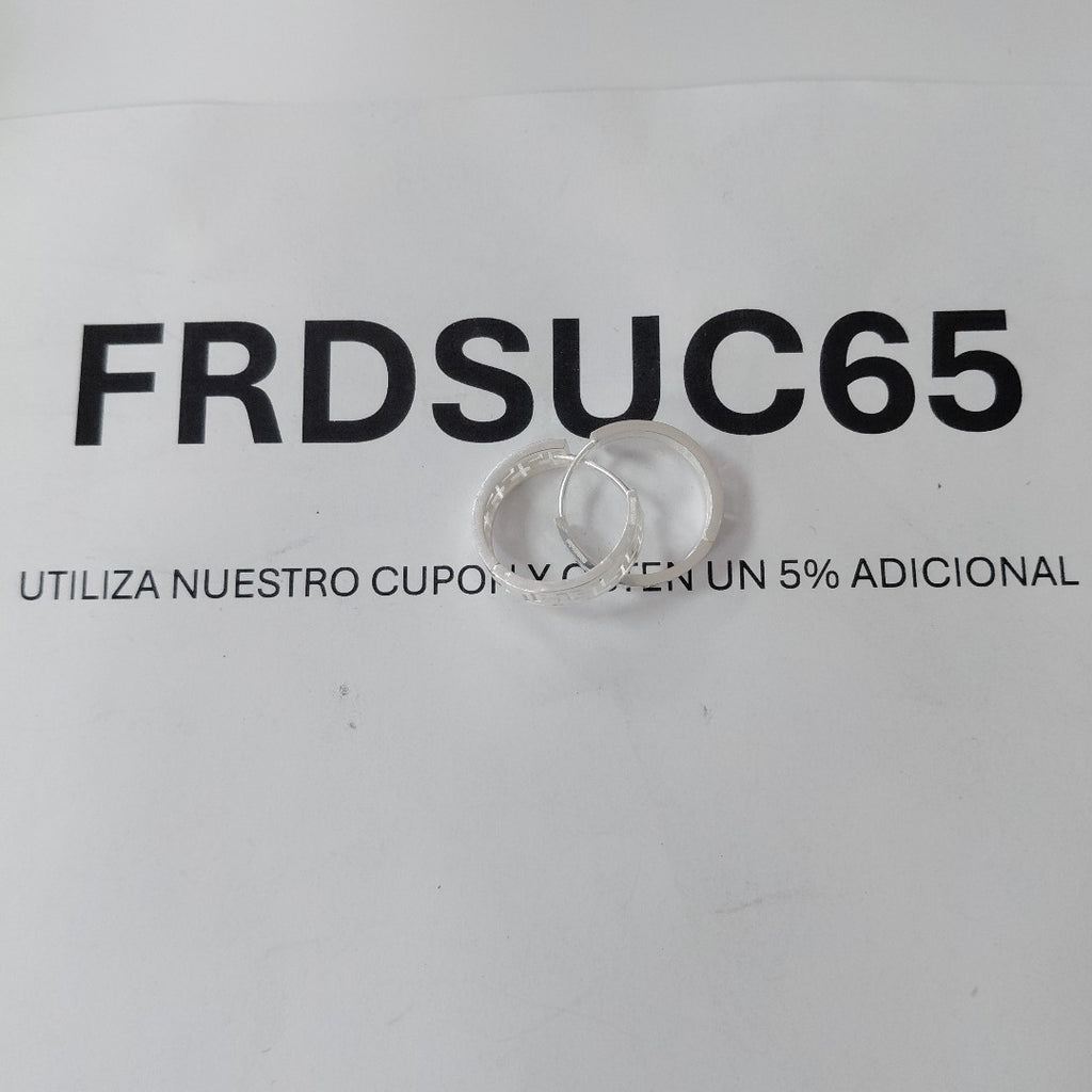 ARETES ARRACADAS GRECAS PLATA .925 4.13 GR (NUEVO)