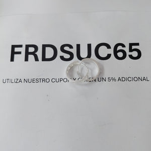ARETES ARRACADAS GRECAS PLATA .925 4.13 GR (NUEVO)
