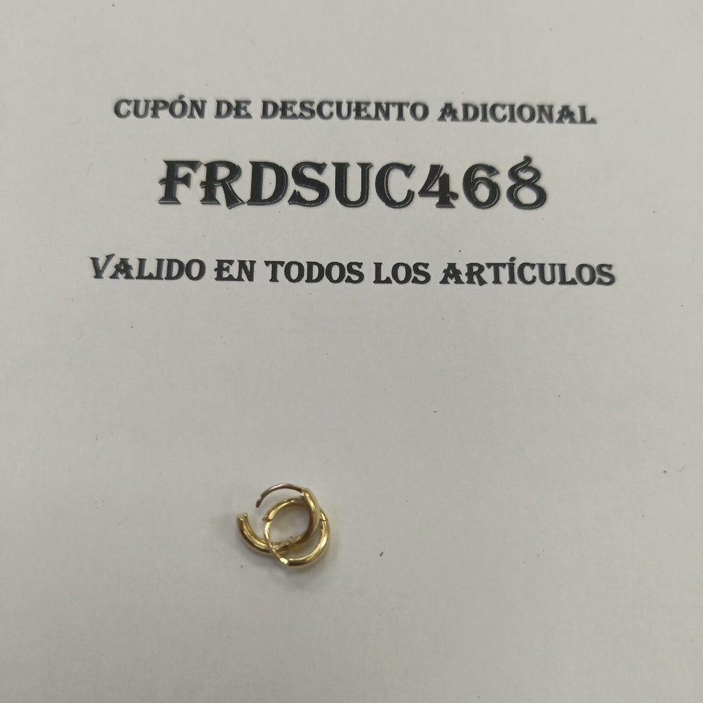 HUGGIES ORO 14K 1.2 (NUEVO)