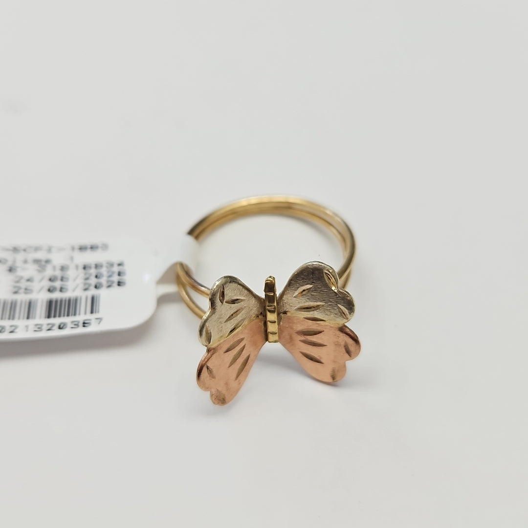 ANILLITO ORO COMBINADO 10 K 1.9 GRMS (SEMINUEVO)