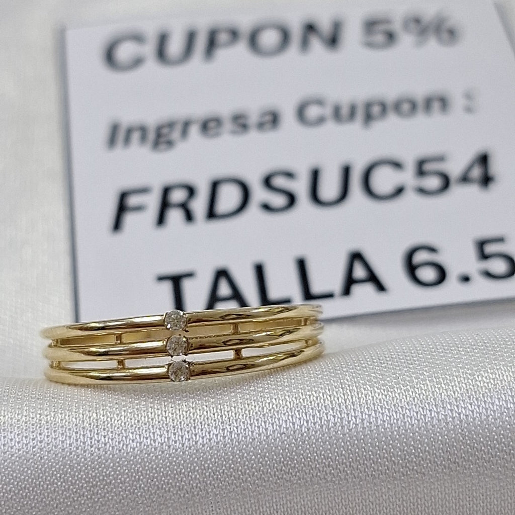 ANILLOS DAMA ORO 14K 1.8 (NUEVO)