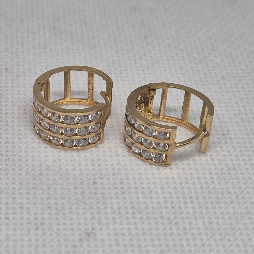 ARRACADAS PAR ORO 10 K 2,70 GRMS (SEMINUEVO)