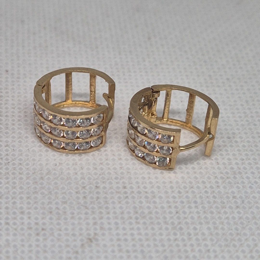 ARRACADAS PAR ORO 10 K 2,70 GRMS (SEMINUEVO)