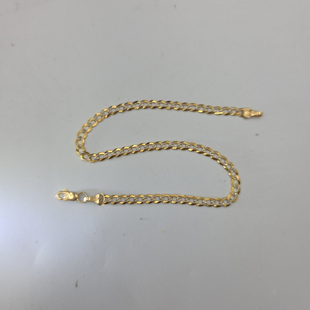 PULSERA ORO, RODIADO 14 K 3.5 GRMS (SEMINUEVO)