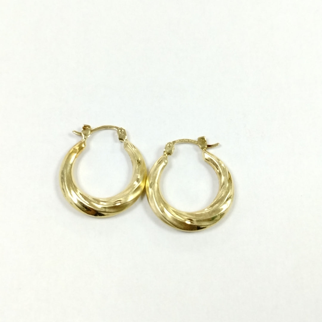 ARRACADAS PAR ORO 14 K 1.9 GRMS (SEMINUEVO)