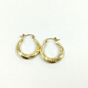 ARRACADAS PAR ORO 14 K 1.9 GRMS (SEMINUEVO)
