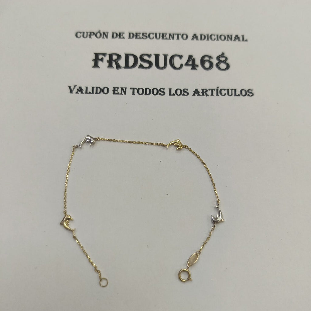 PULSERAS DAMA ORO 14K 1.5 (NUEVO)